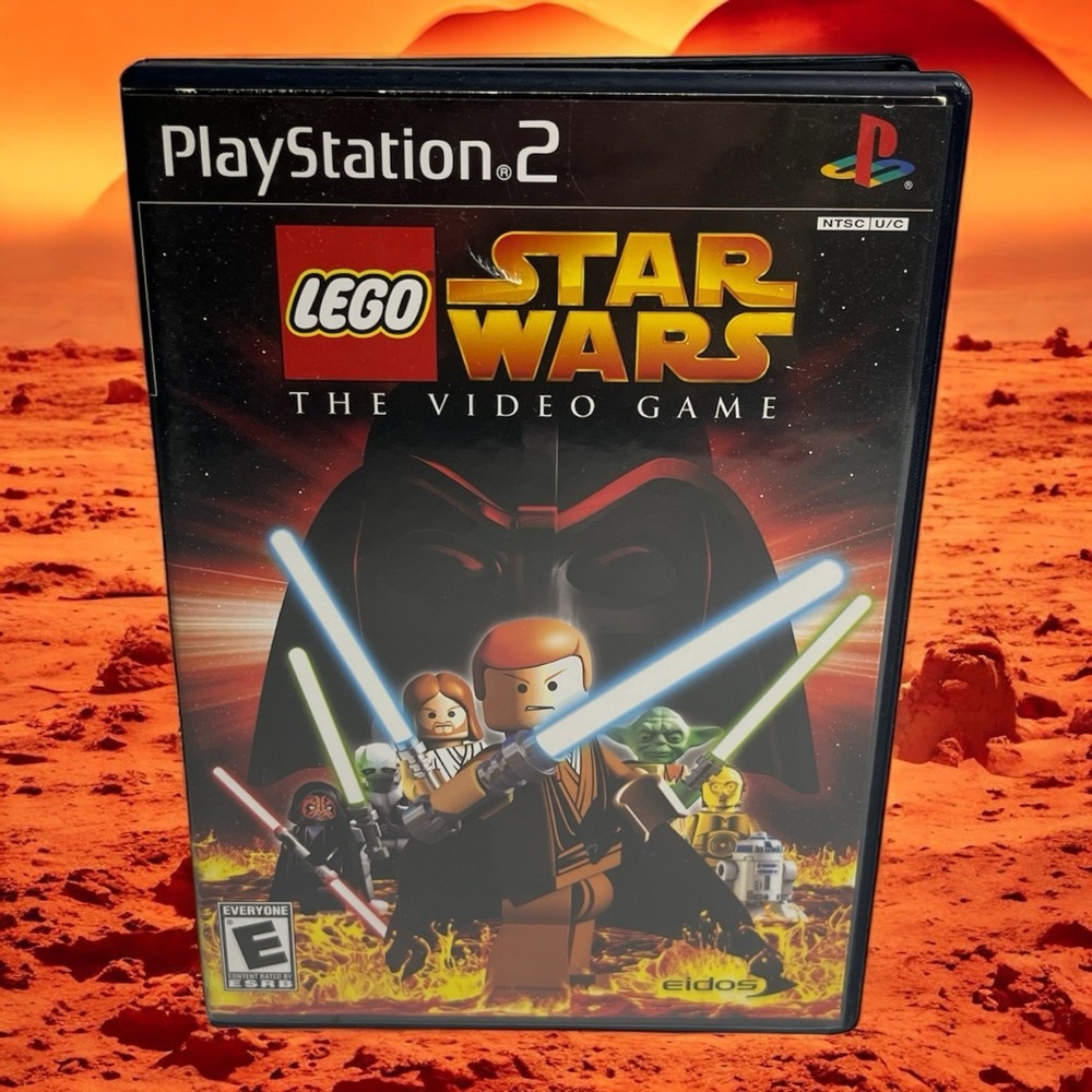 LEGO Star Wars Sony Playstation 2 PS2 Black Label Video Game No Manual